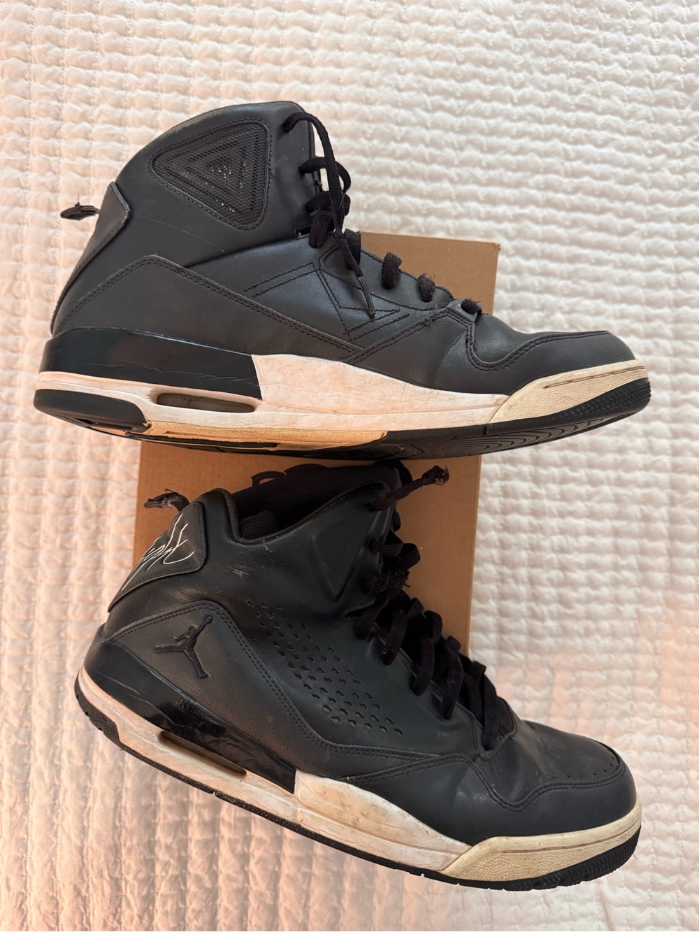 Jordan SC-3 black and white high top sneakers- Size 13